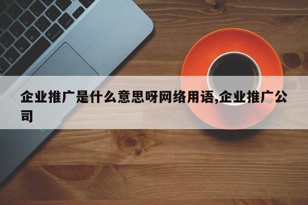 企业推广是什么意思呀网络用语,企业推广公司
